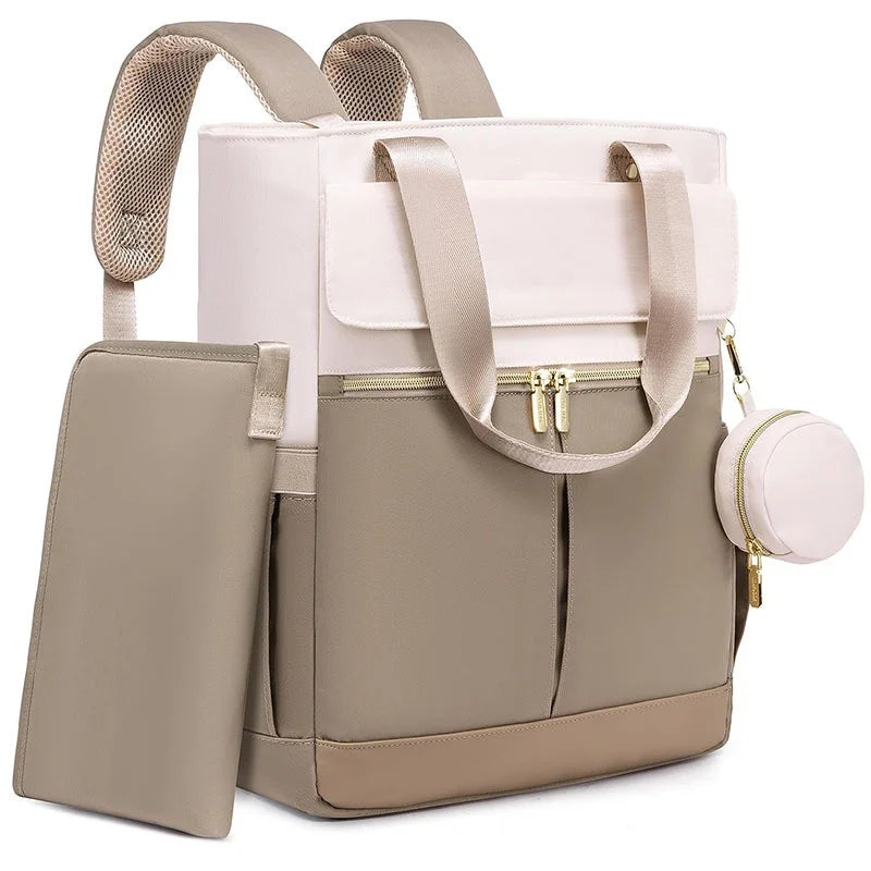 Echo-Baby-Nappy-Backpack-Beige