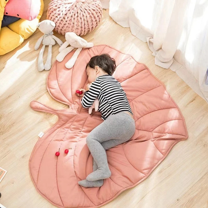 Leaf-Baby-Playmat-Pink