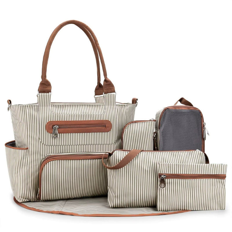 Lope-khaki-nappy-bag-set