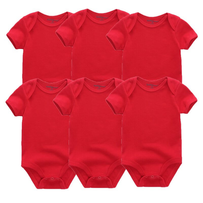 Alma-Baby-Bodysuit-Short-Sleeve-Red