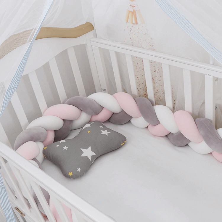 Carina Braided Cot Bumper Baby Crib Bumper buKKub