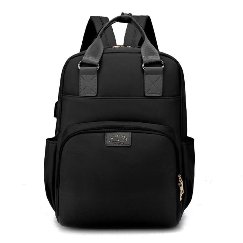 Millie-Waterproof-Nappy-Backpack-Black