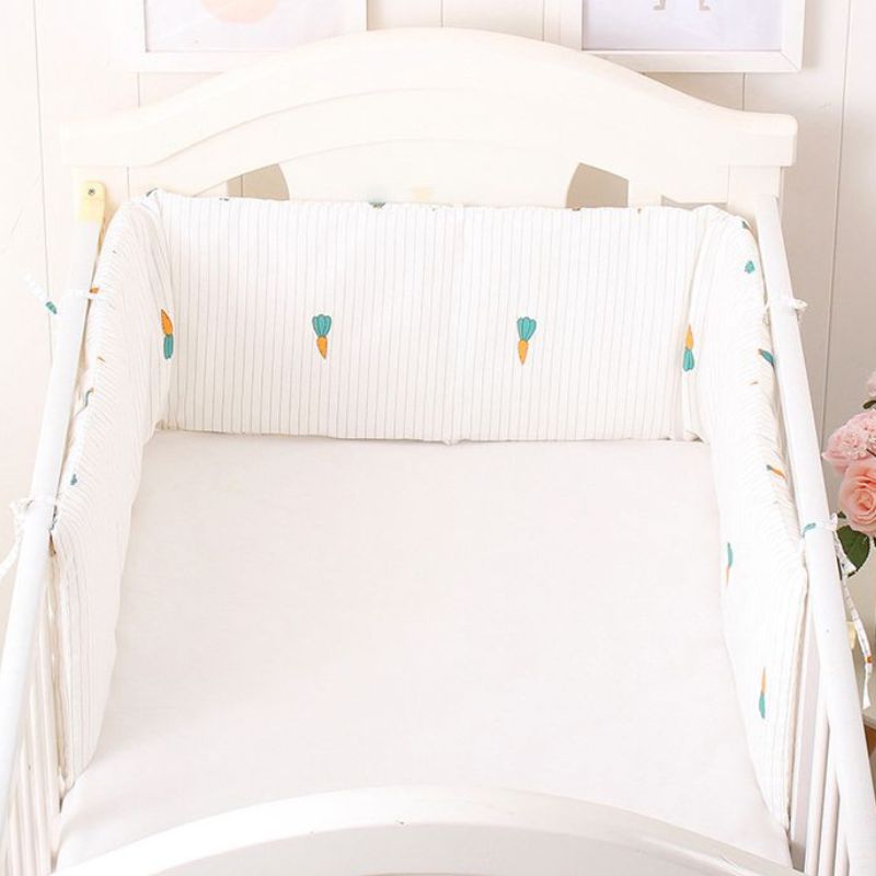 Rhodes-Breathable-Cot-Bumper-White