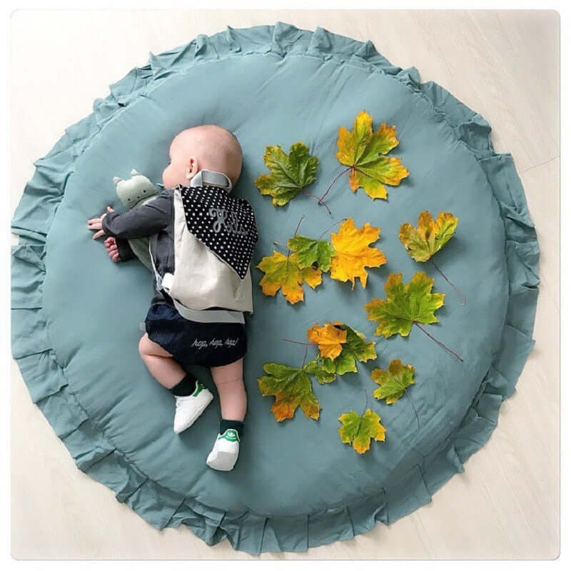 green-baby-sleep-mat-soft