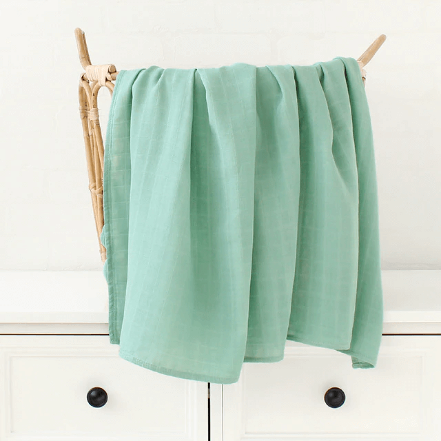 green-muslin-swaddle-blanket
