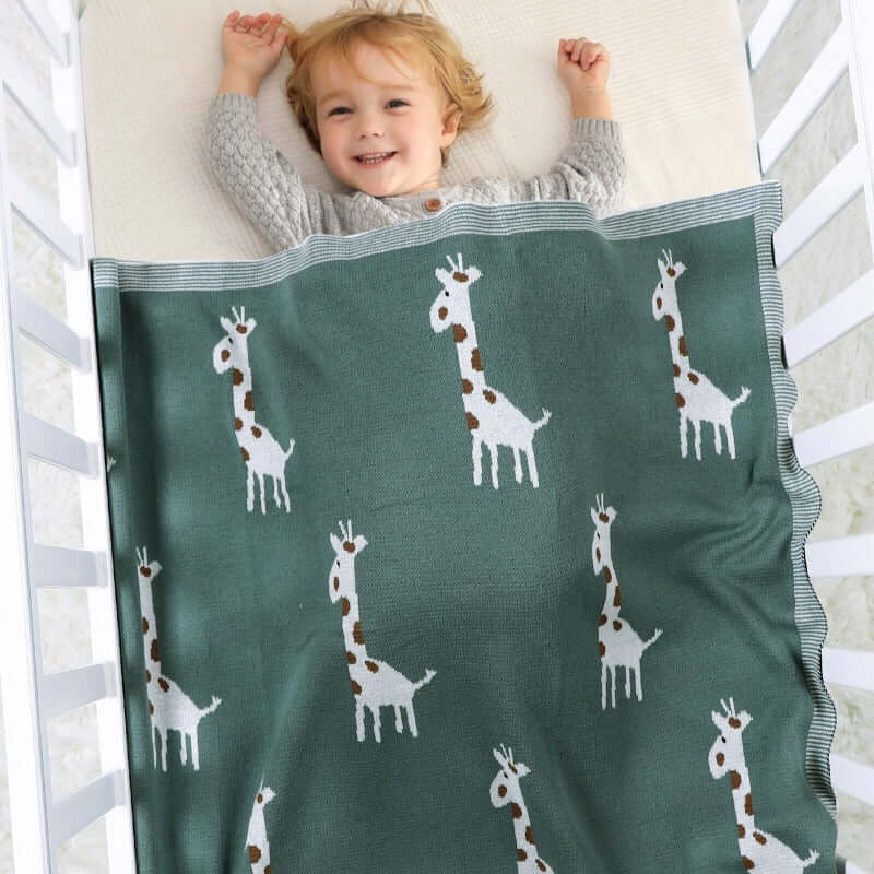 newborn-crochet-baby-blanket-green-giraffe