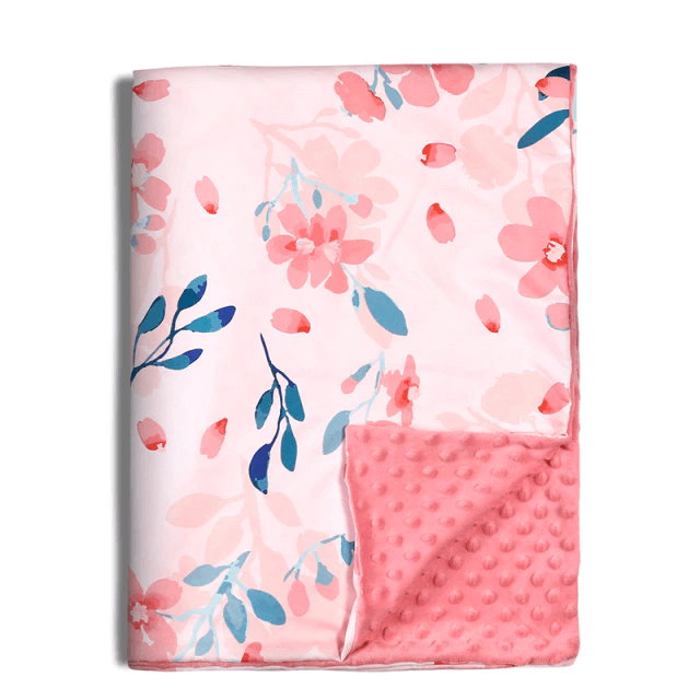 pink-cot-blanket-baby-girl-quilt-flowers