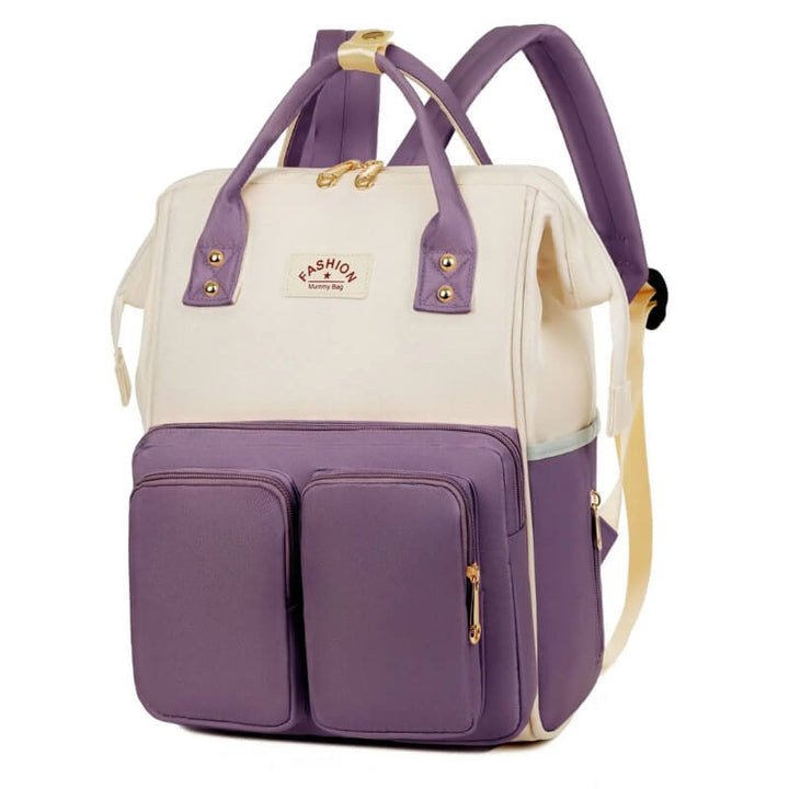 Eevi-Nappy-Bag-Backpack-Purple