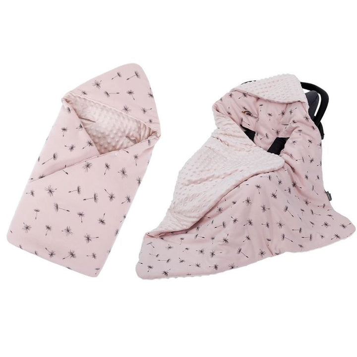 Hollie car seat swaddle blanket infant carrier pink dandelions in Melbourne