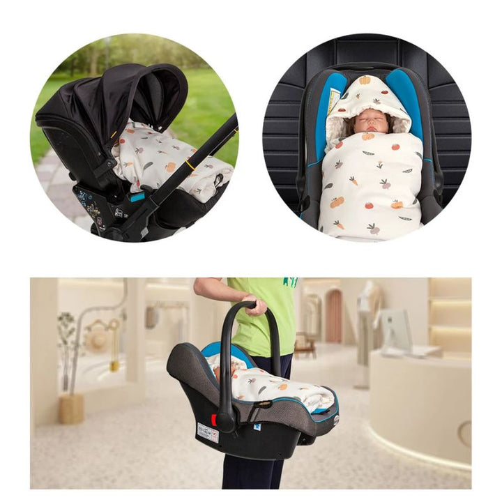 Hollie dual layer four season pram blanket material
