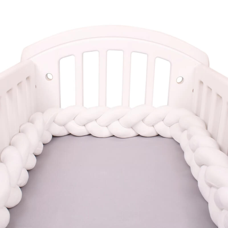 Linna-infant-braided-bumper-white