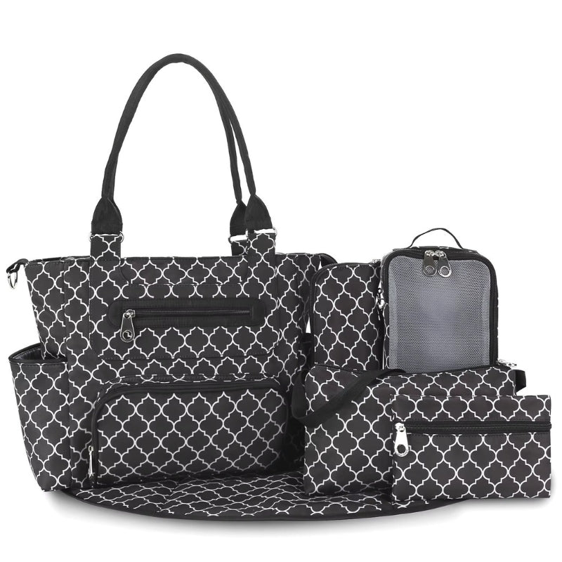 Lope-black-nappy-bag-set
