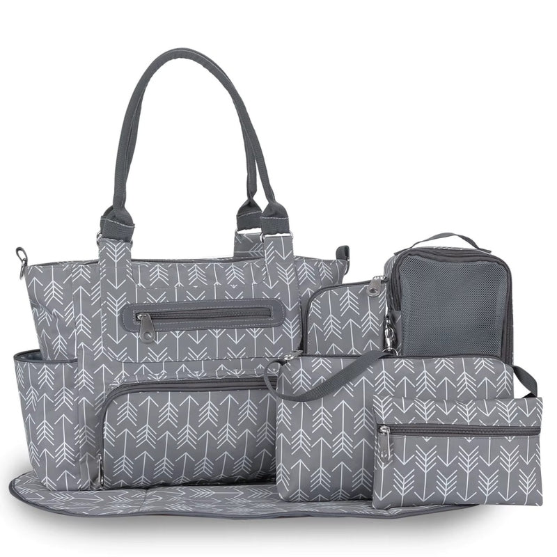 Lope-grey-nappy-bag-set