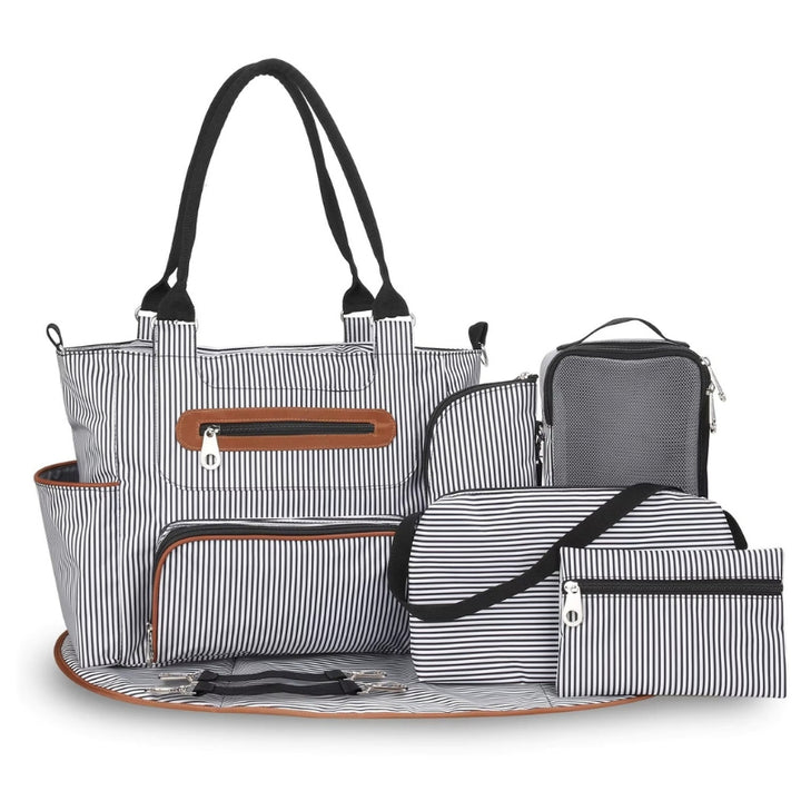 Lope-white-nappy-bag-set