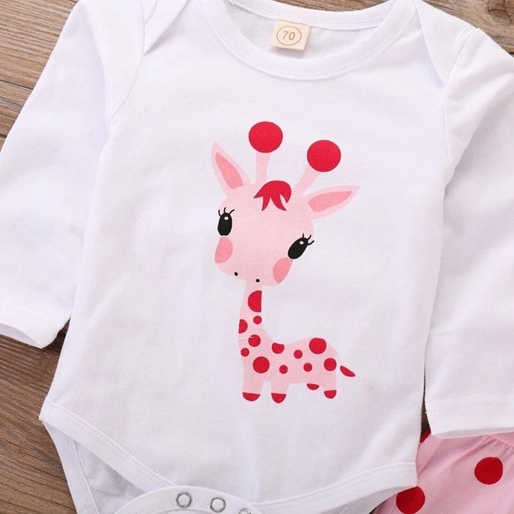 Pink-Giraffe-Baby-Girl-Bodysuit
