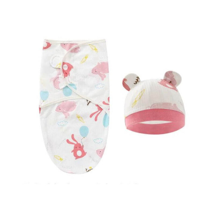 Alfie-Bunny-Pink-Velcro-Swaddle-Wrap