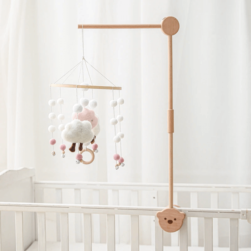 Arbor Cot Mobile Wooden Arm Crib Arm Mobile buKKub