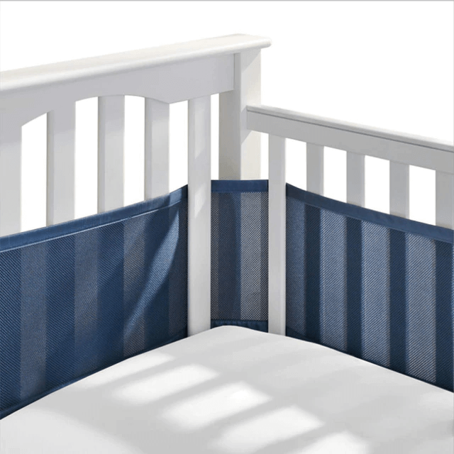 Organic breathable crib deals bumper