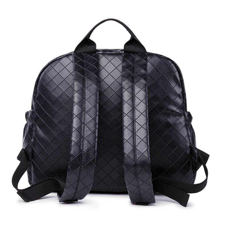Caia-Leather-Nappy-Bag-Backpack-Black