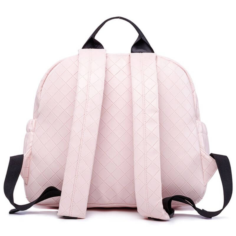 Caia-Leather-Nappy-Bag-Backpack-Pink