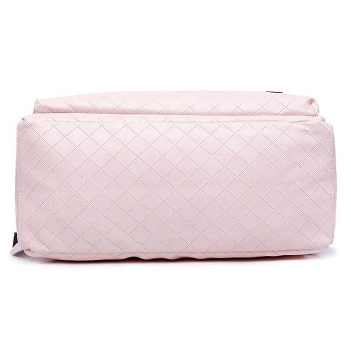 Caia-Leather-Nappy-Bag-Pink