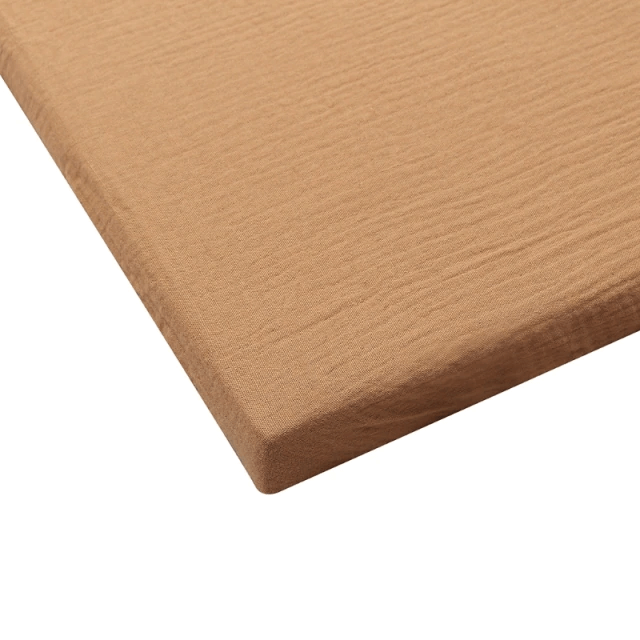 Light-brown-cot-bed-fitted-sheets