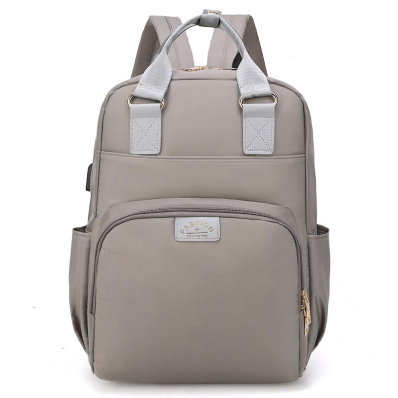 Millie-Waterproof-Nappy-Backpack-Gray