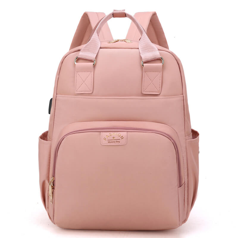 Millie-Waterproof-Nappy-Backpack-Pink