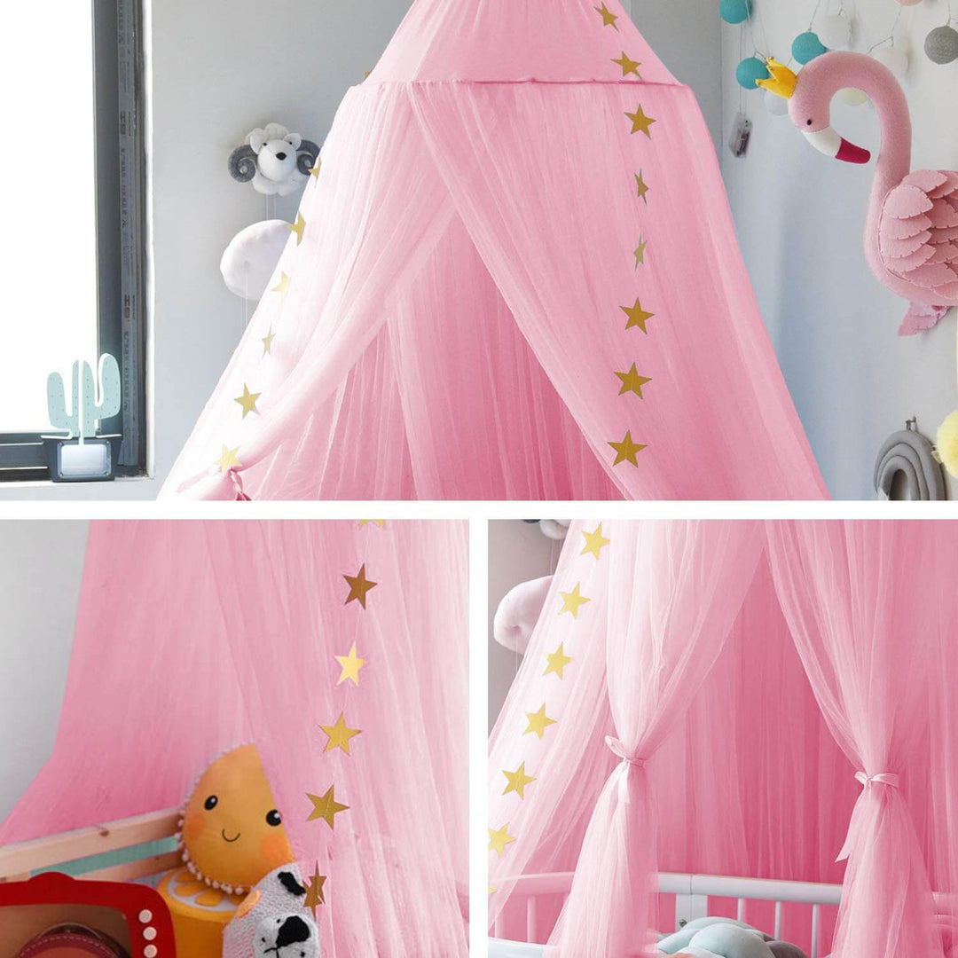 Mosquito-net-canopy-pink