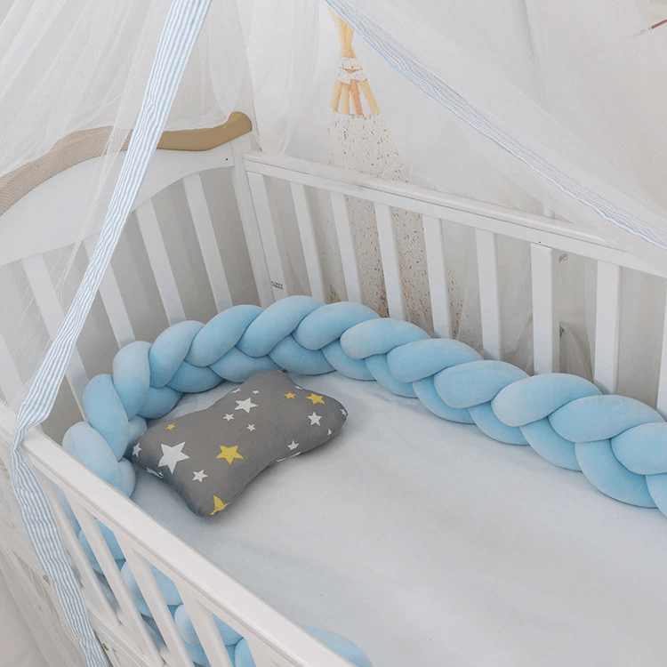 Blue cot bumper new arrivals