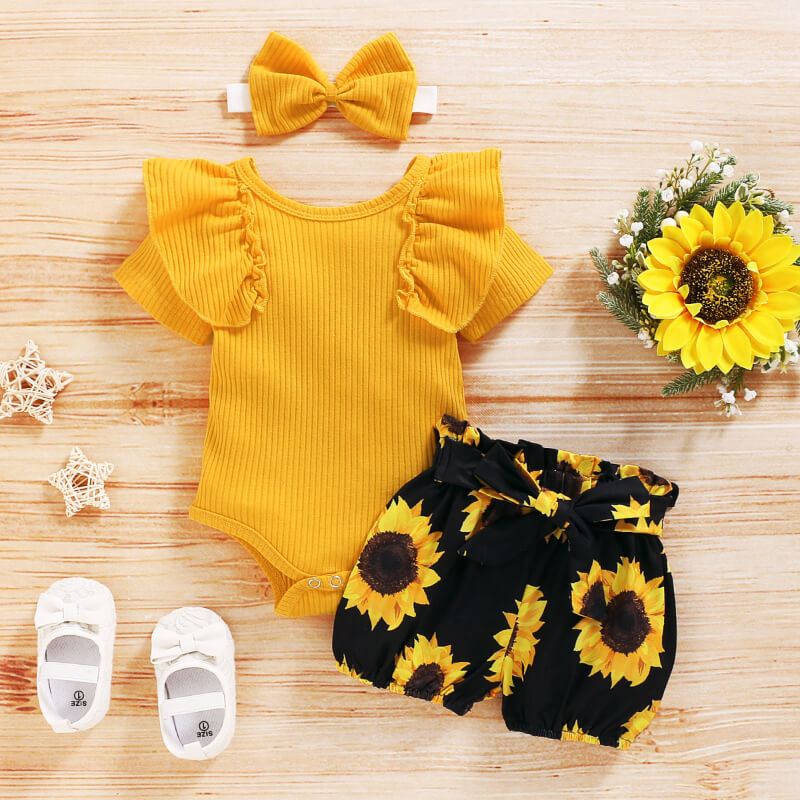 Sunflower-baby-clothing-set-Australia