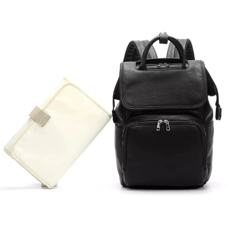black leather backpack sydney Sydney Nappy Backpack Baby Bag Pram Caddy – buKKub