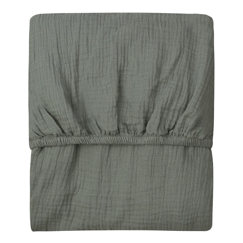army-green-crib-fitted-sheets