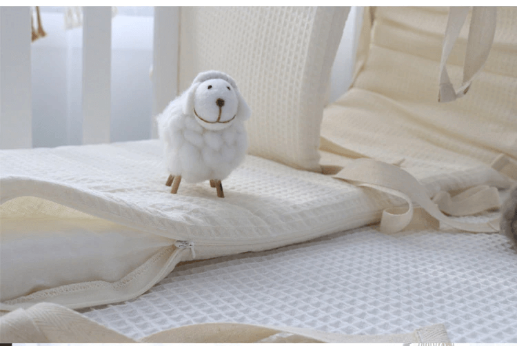 Leto Baby Cot Bumper Blue, Breathable Cot Bumpers – buKKub