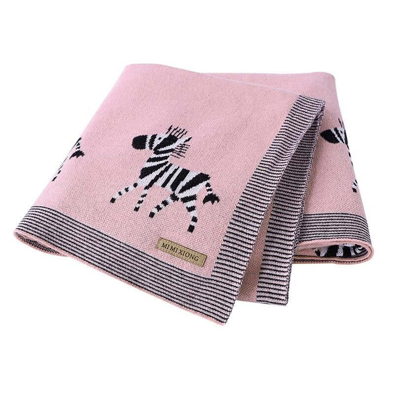 pink-baby-cot-blanket-zebra