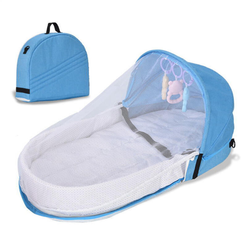 portable-baby-nest-bed-blue